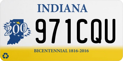 IN license plate 971CQU