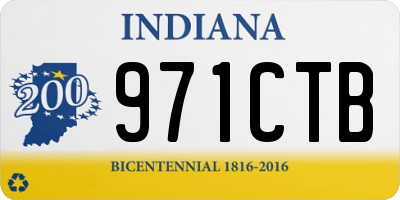IN license plate 971CTB