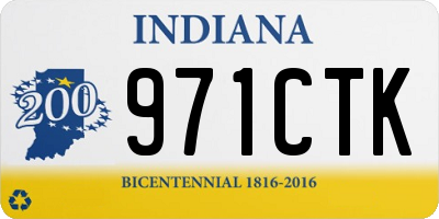 IN license plate 971CTK