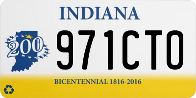 IN license plate 971CTO