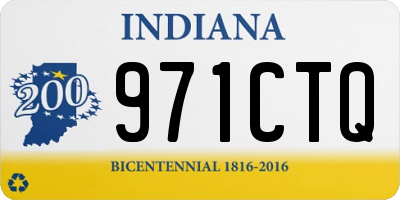IN license plate 971CTQ