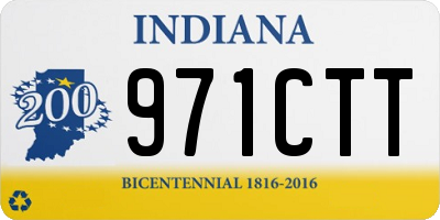 IN license plate 971CTT