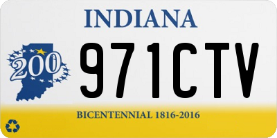 IN license plate 971CTV