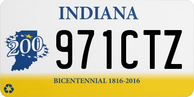 IN license plate 971CTZ