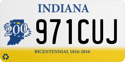 IN license plate 971CUJ