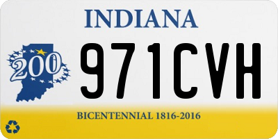 IN license plate 971CVH