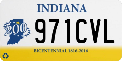 IN license plate 971CVL