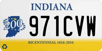 IN license plate 971CVW