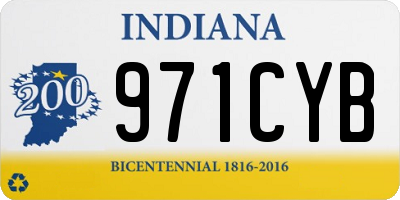 IN license plate 971CYB