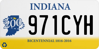 IN license plate 971CYH