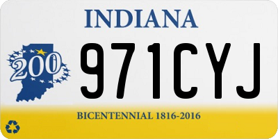 IN license plate 971CYJ
