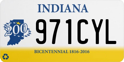 IN license plate 971CYL