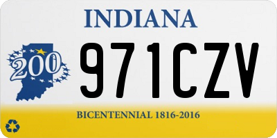 IN license plate 971CZV