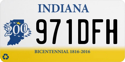 IN license plate 971DFH