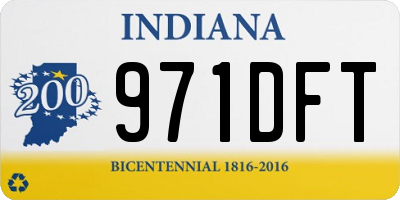 IN license plate 971DFT