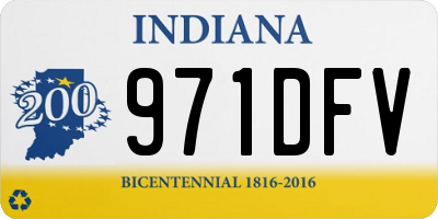 IN license plate 971DFV