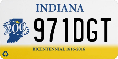 IN license plate 971DGT