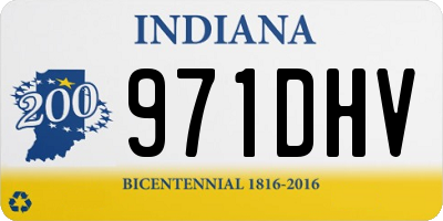IN license plate 971DHV