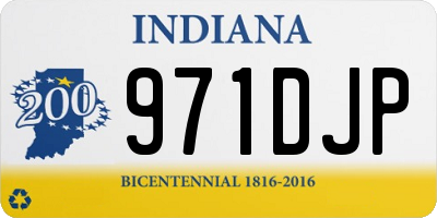 IN license plate 971DJP