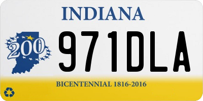 IN license plate 971DLA