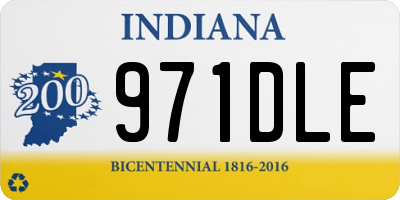 IN license plate 971DLE