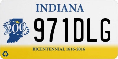 IN license plate 971DLG