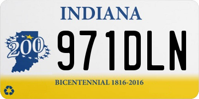 IN license plate 971DLN