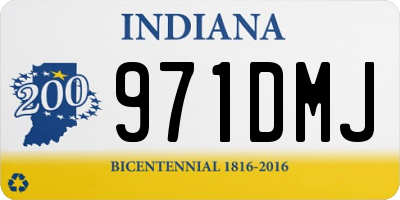 IN license plate 971DMJ