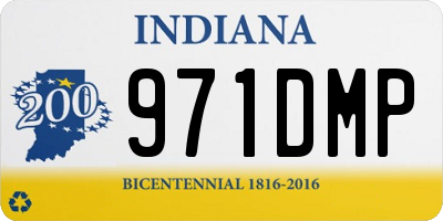 IN license plate 971DMP