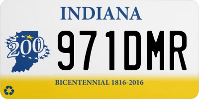 IN license plate 971DMR
