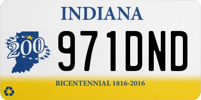 IN license plate 971DND