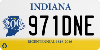 IN license plate 971DNE