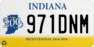 IN license plate 971DNM