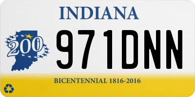 IN license plate 971DNN