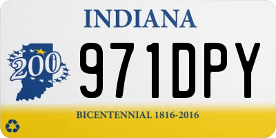 IN license plate 971DPY
