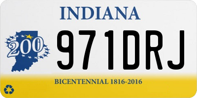 IN license plate 971DRJ