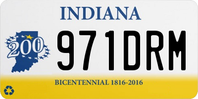 IN license plate 971DRM