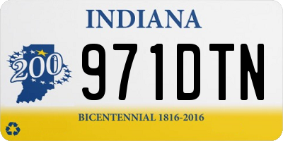 IN license plate 971DTN