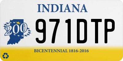 IN license plate 971DTP