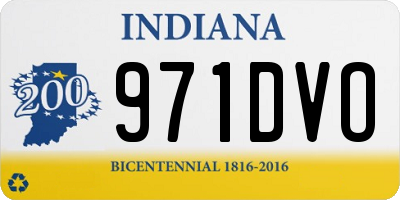 IN license plate 971DVO