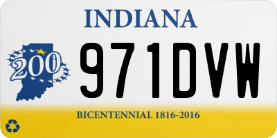 IN license plate 971DVW