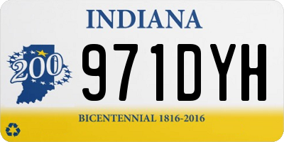 IN license plate 971DYH