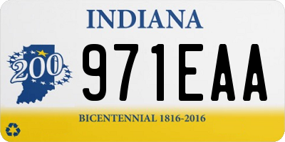 IN license plate 971EAA