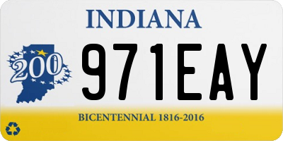 IN license plate 971EAY