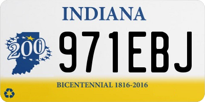 IN license plate 971EBJ