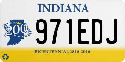 IN license plate 971EDJ