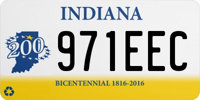 IN license plate 971EEC