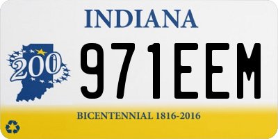IN license plate 971EEM