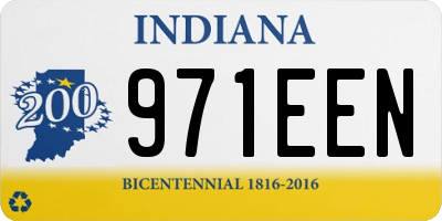 IN license plate 971EEN