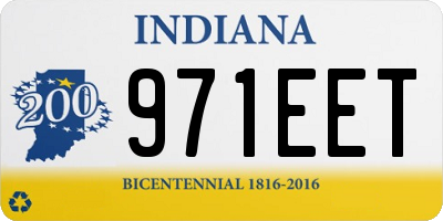 IN license plate 971EET